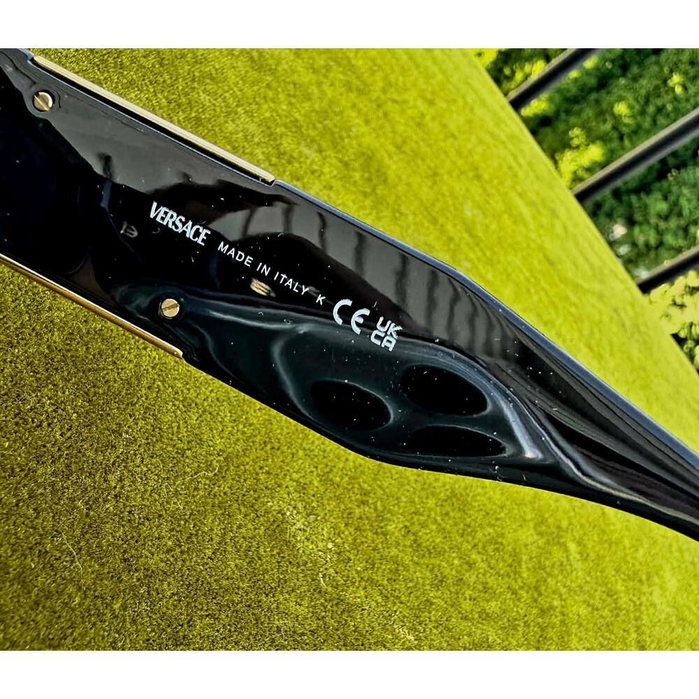 Versace VE4406 Black Flat-Top Medusa Sunglasses Reseller NWT Full Set - Picture 7 of 8
